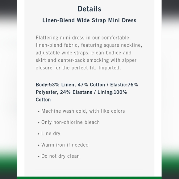 ABERCROMBIE & FITCH Petite XL mini dress - Picture 4 of 10